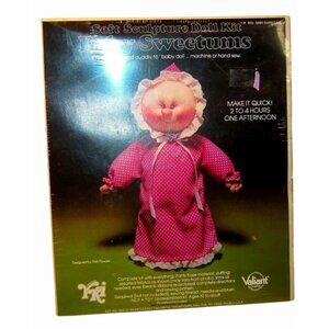 Soft Sculpture Doll Kit Baby Sweetums By YKI & Valiant Crafts DIY 16" Baby Doll